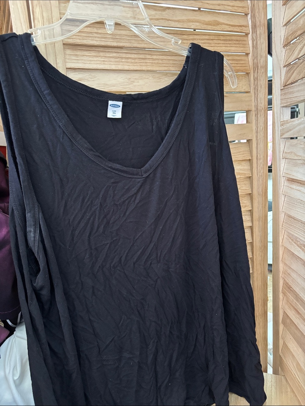 Old Navy Black Tank Top XXL